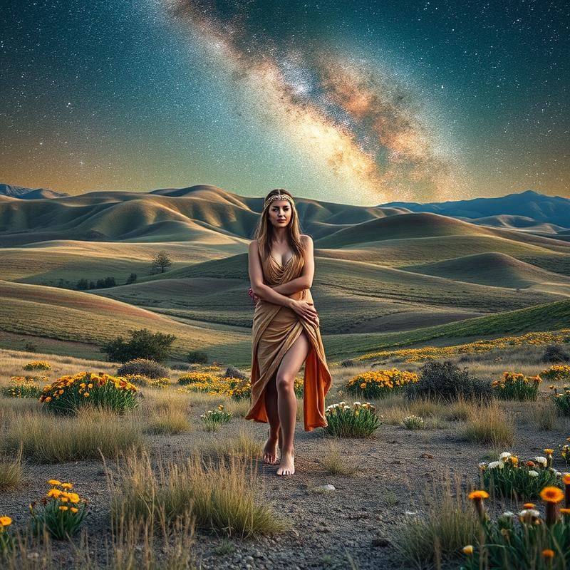 land art style AI art