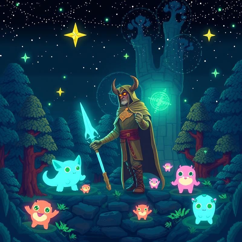 8-bit art style AI art