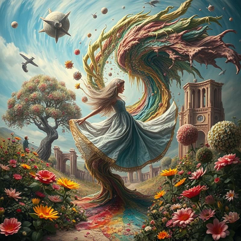 surrealism style AI art