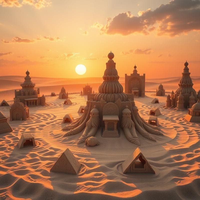 3D rendering style AI art