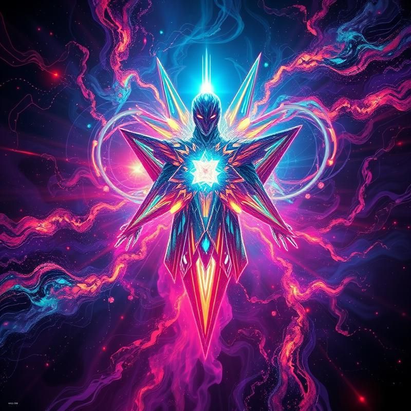 kinetic art style AI art