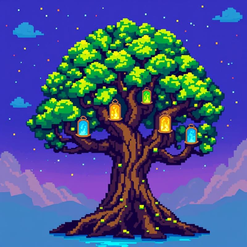 8-bit art style AI art