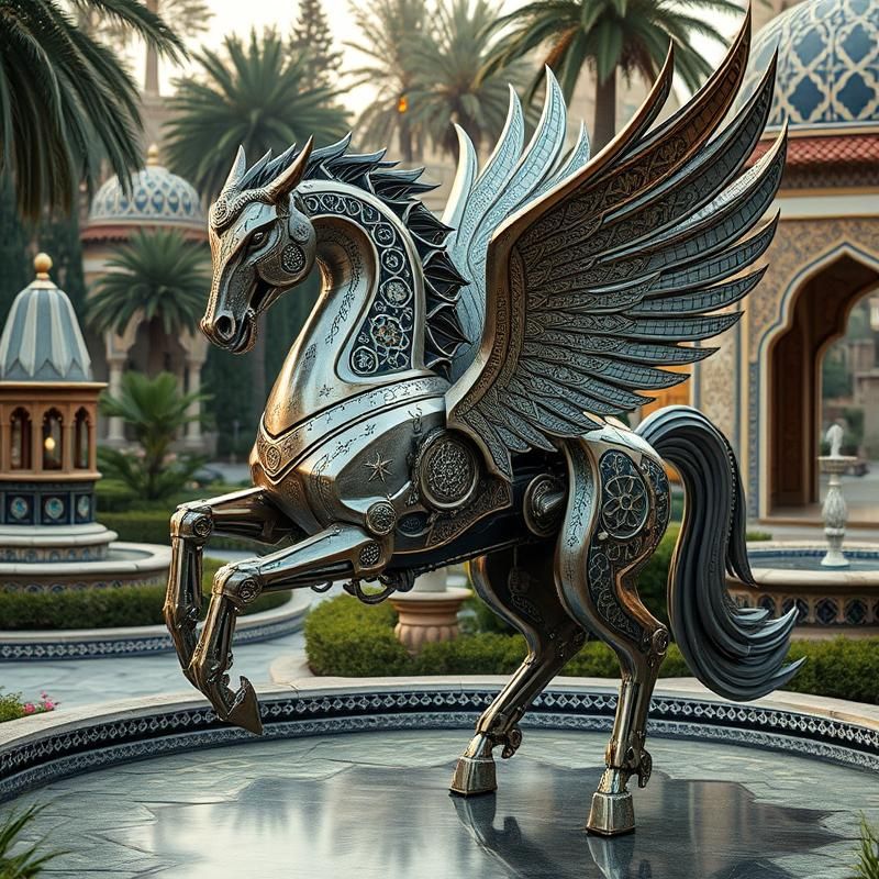islamic art style AI art