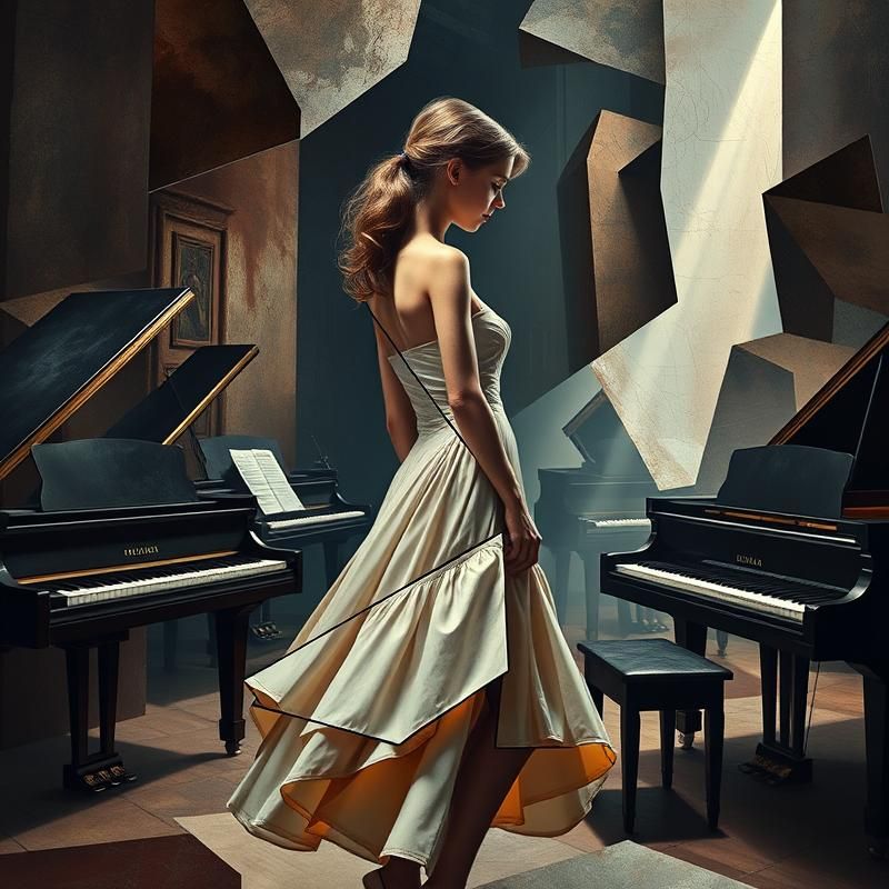 cubism style AI art