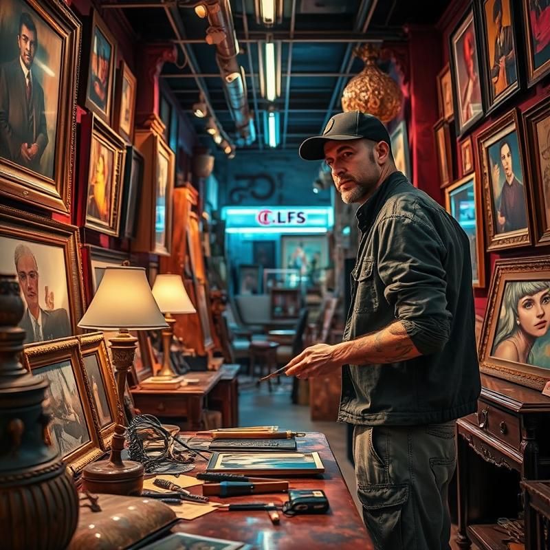 contemporary style AI art