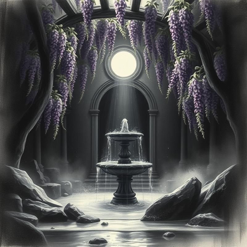 charcoal drawing style AI art