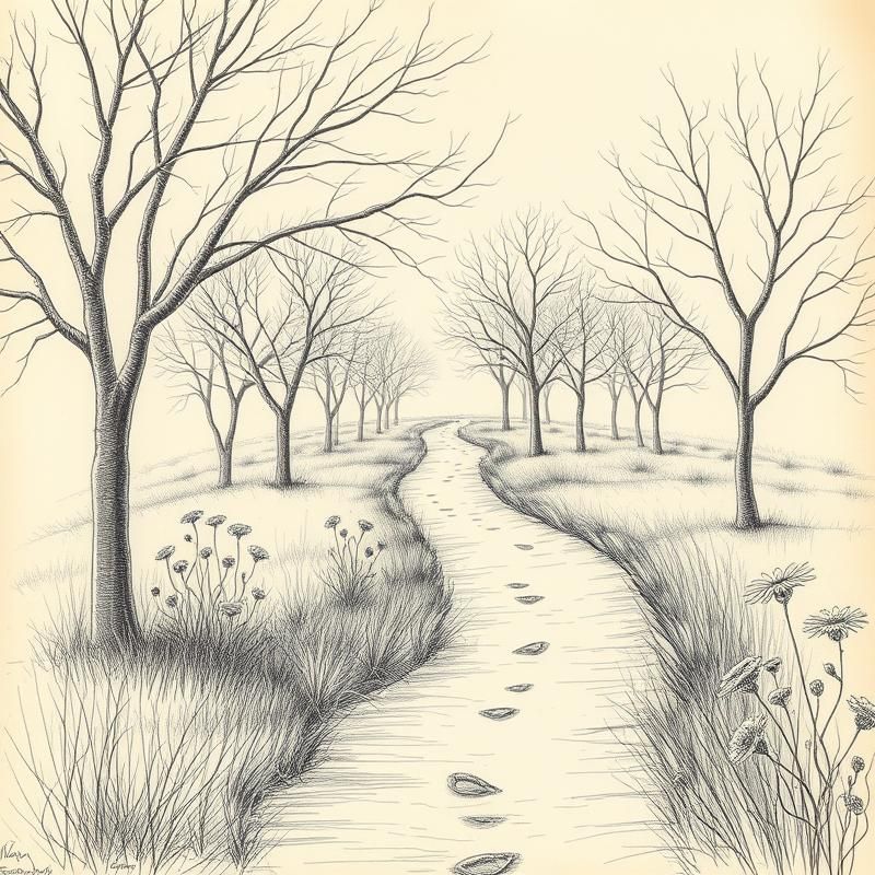 pencil sketch style AI art