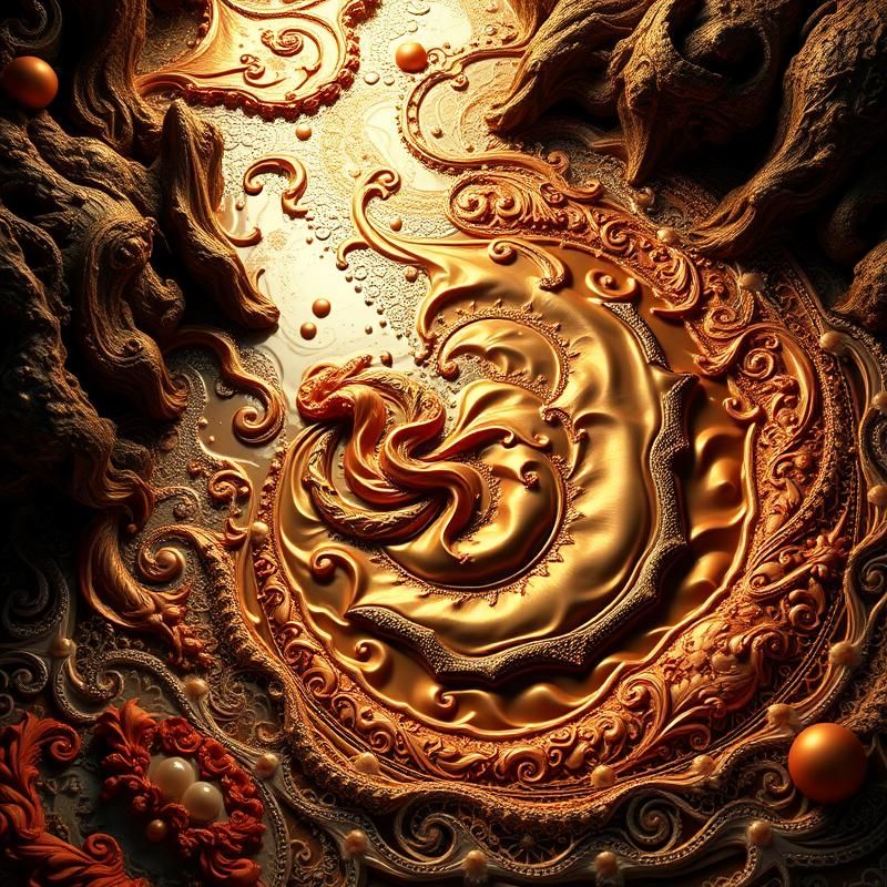 baroque style AI art