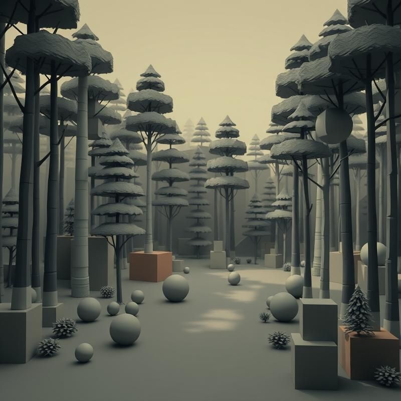 primitive style AI art