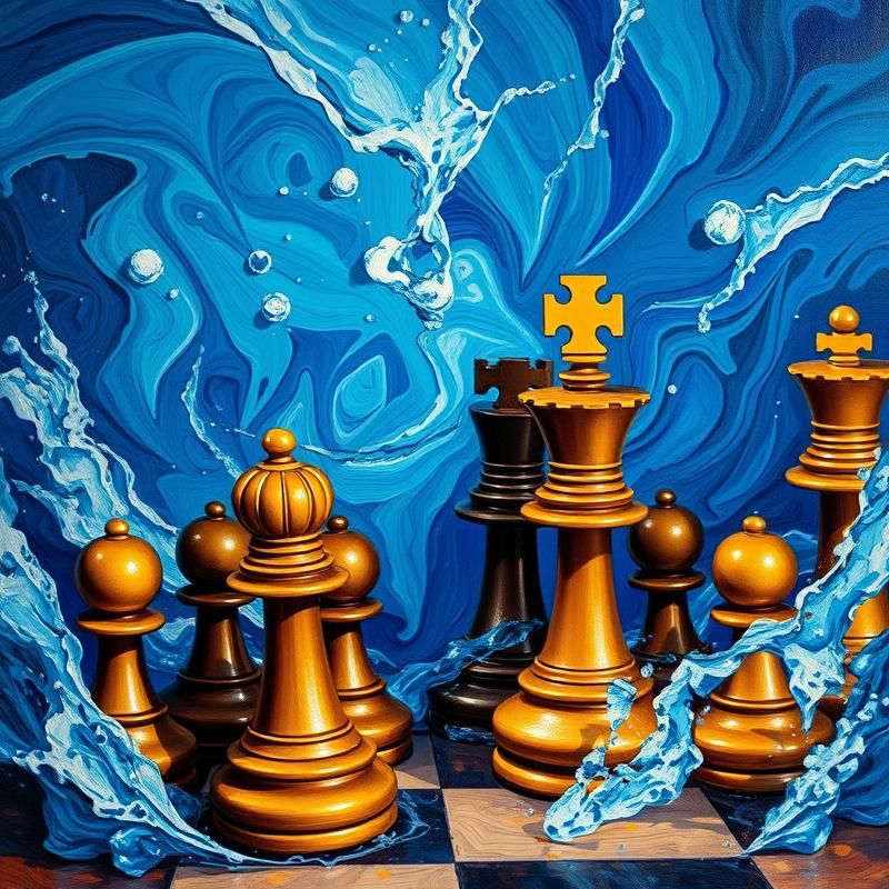 oil painting style AI art