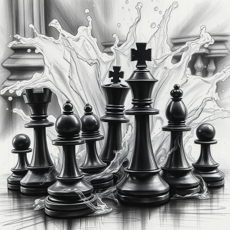 charcoal drawing style AI art