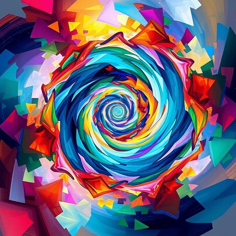 suprematist style AI art