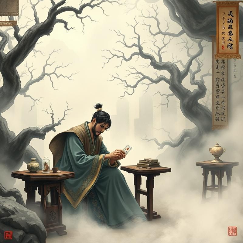 chinese painting style AI art