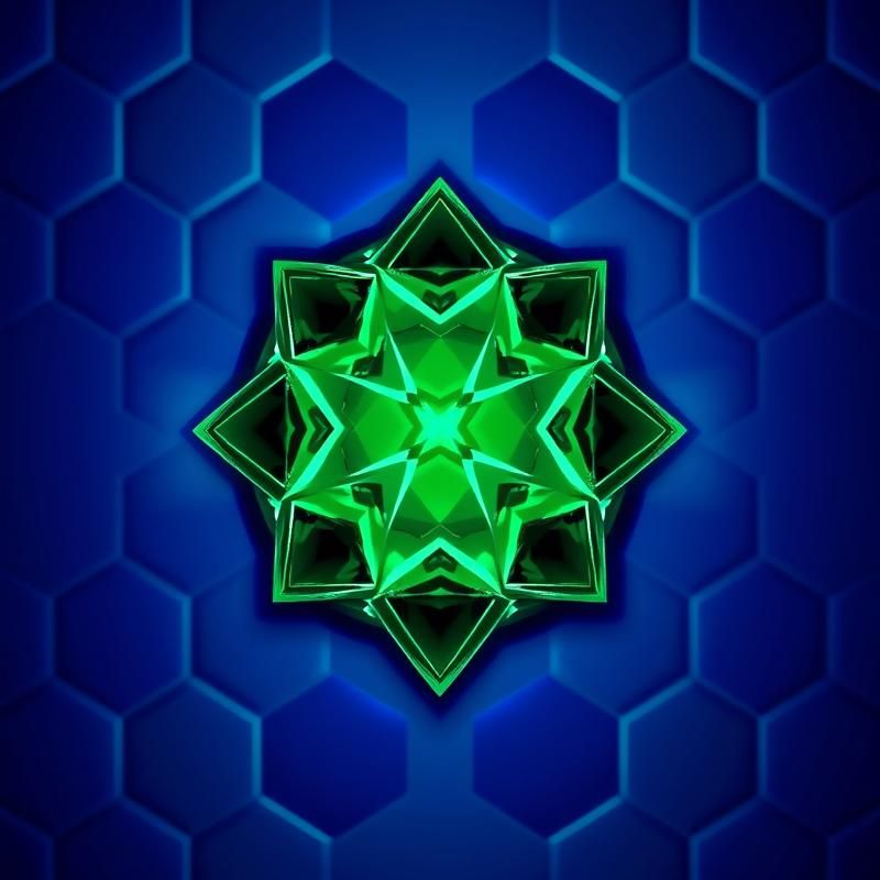 geometric style AI art