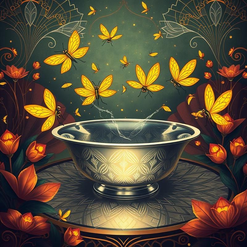 art deco style AI art