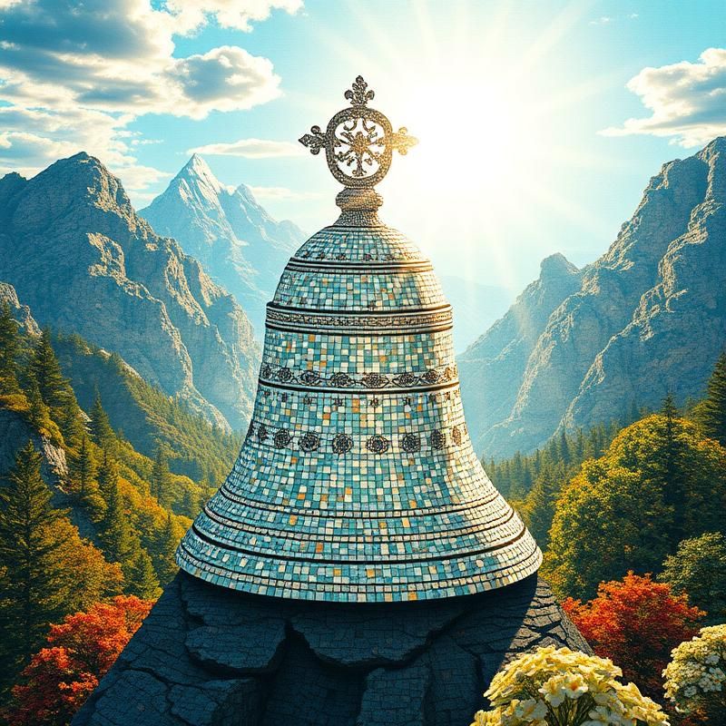 mosaic style AI art
