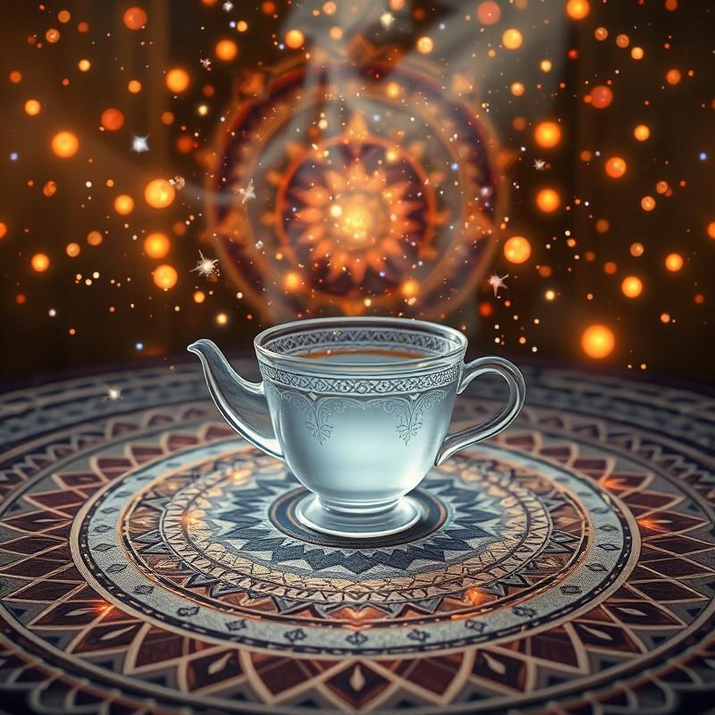 sacred geometry style AI art