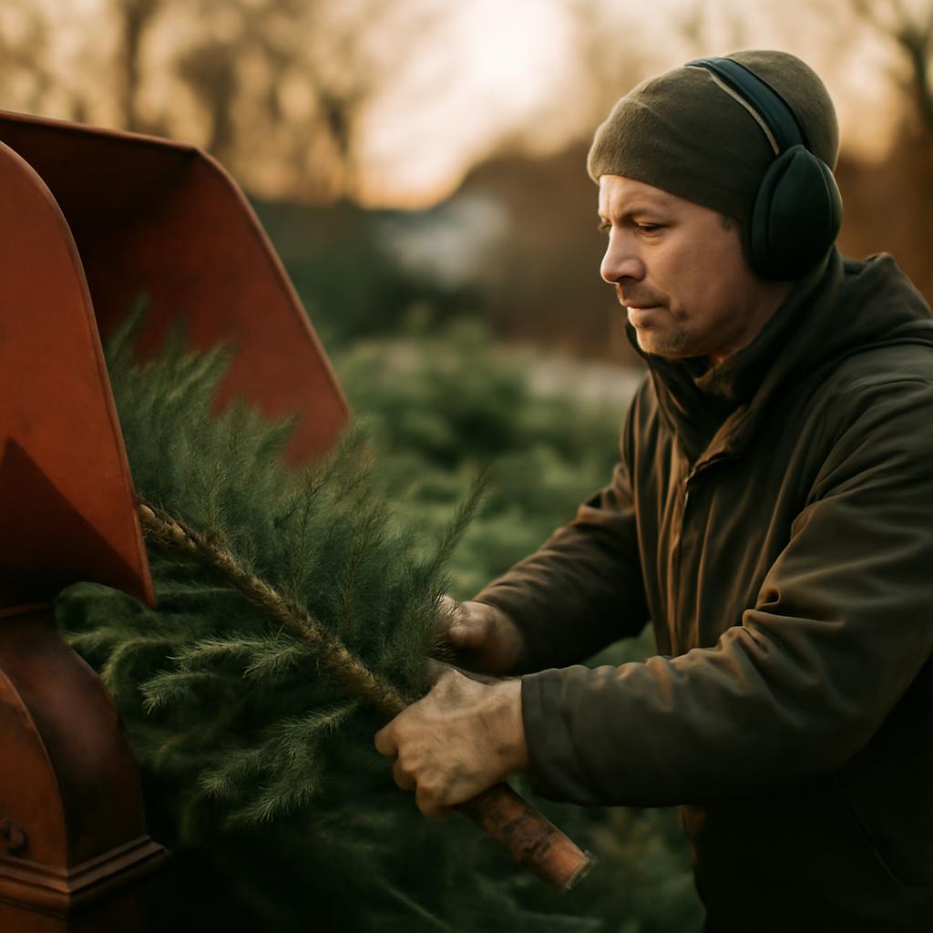 Экологическая утилизация новогодних елок