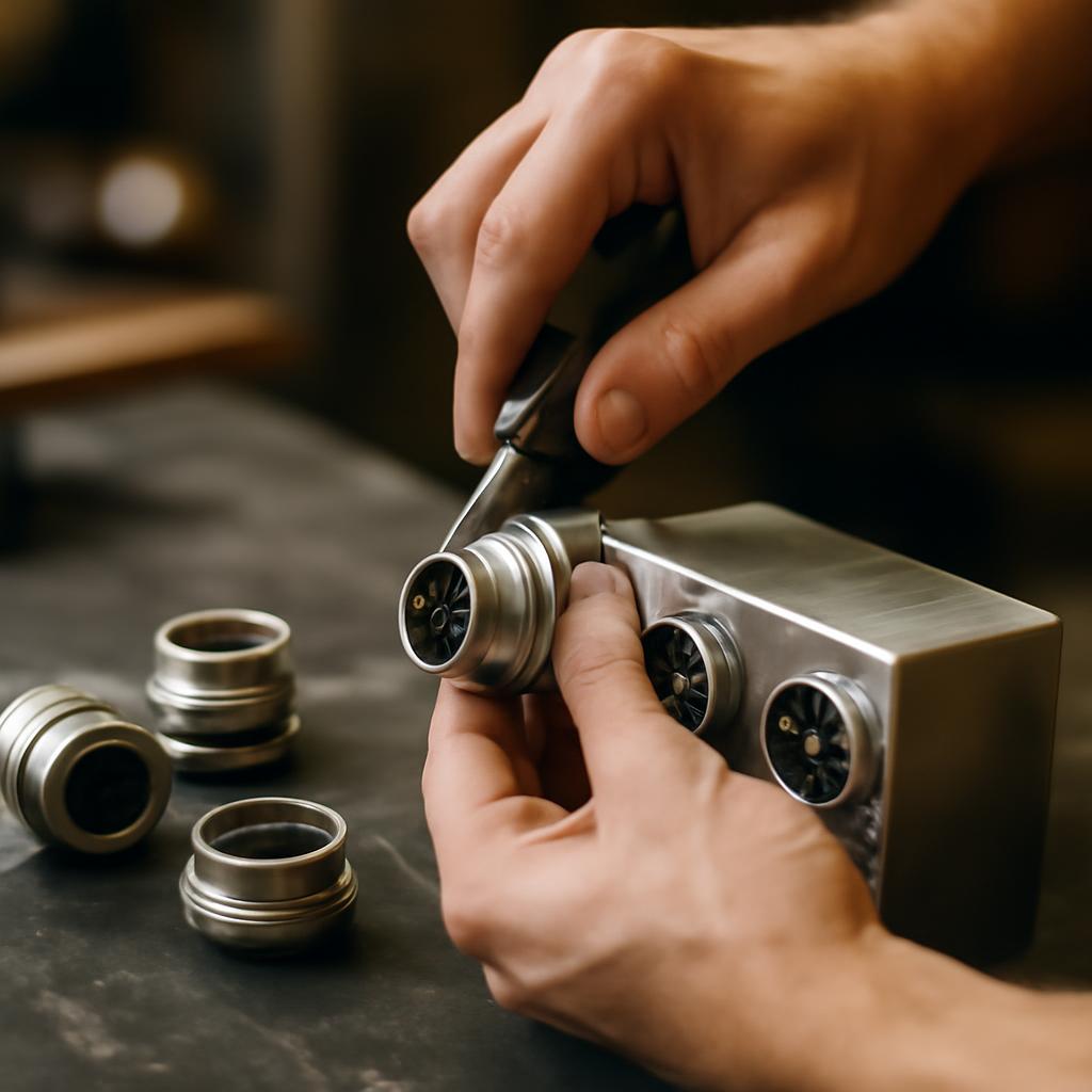 Процесс монтажа круглых разъёмов и корпусов в промышленных условиях