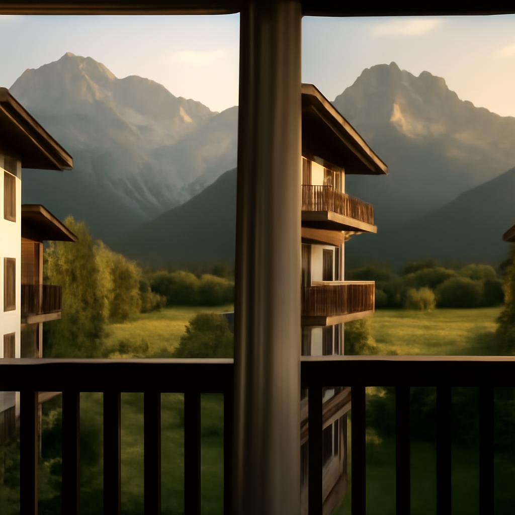 Сравнение видов из отелей у подножия Софийской поляны