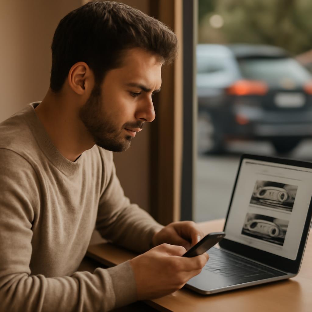 Шаги по поиску и проверке посредника для заказа автомобиля