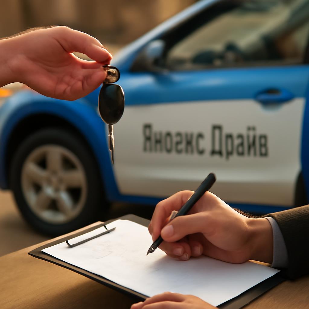 Схема процесса выкупа автомобиля в Яндекс.Драйв