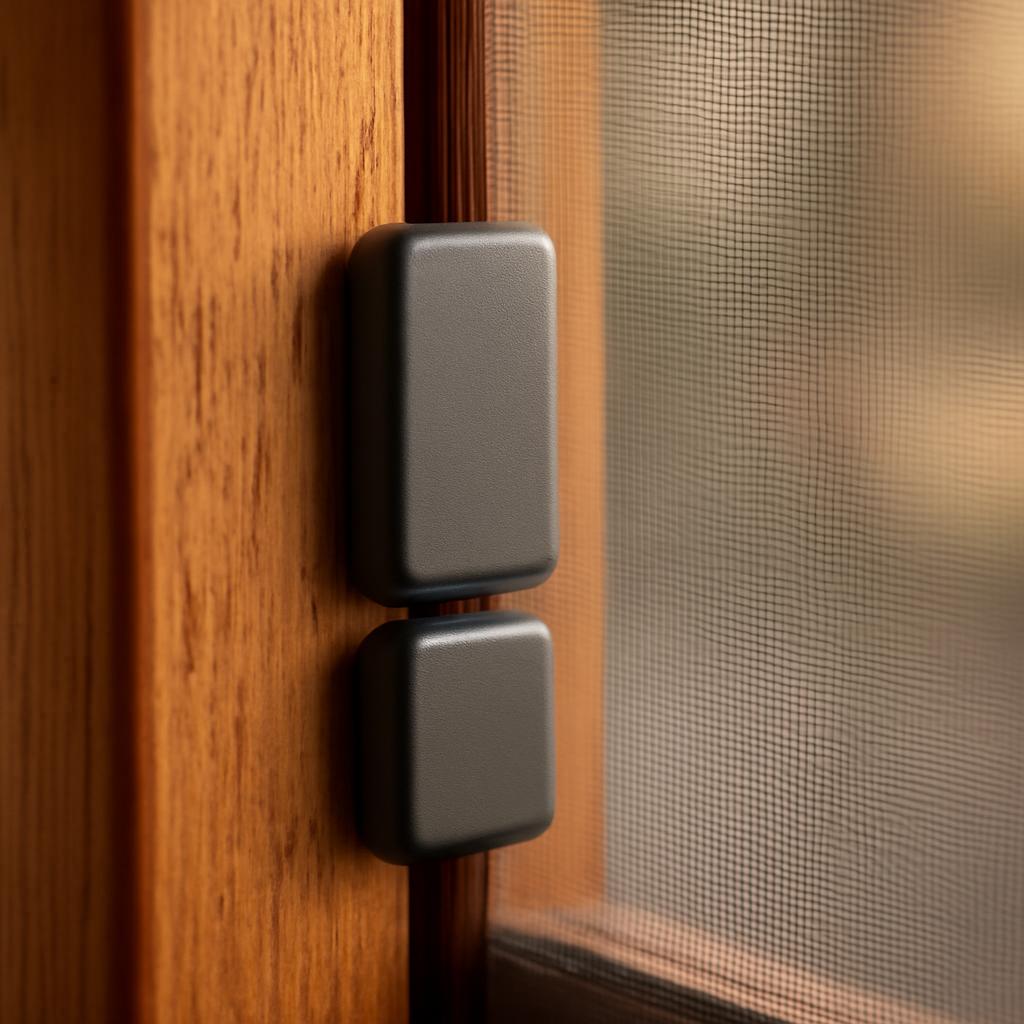 Магнитные фиксаторы для москитной сетки на деревянной раме