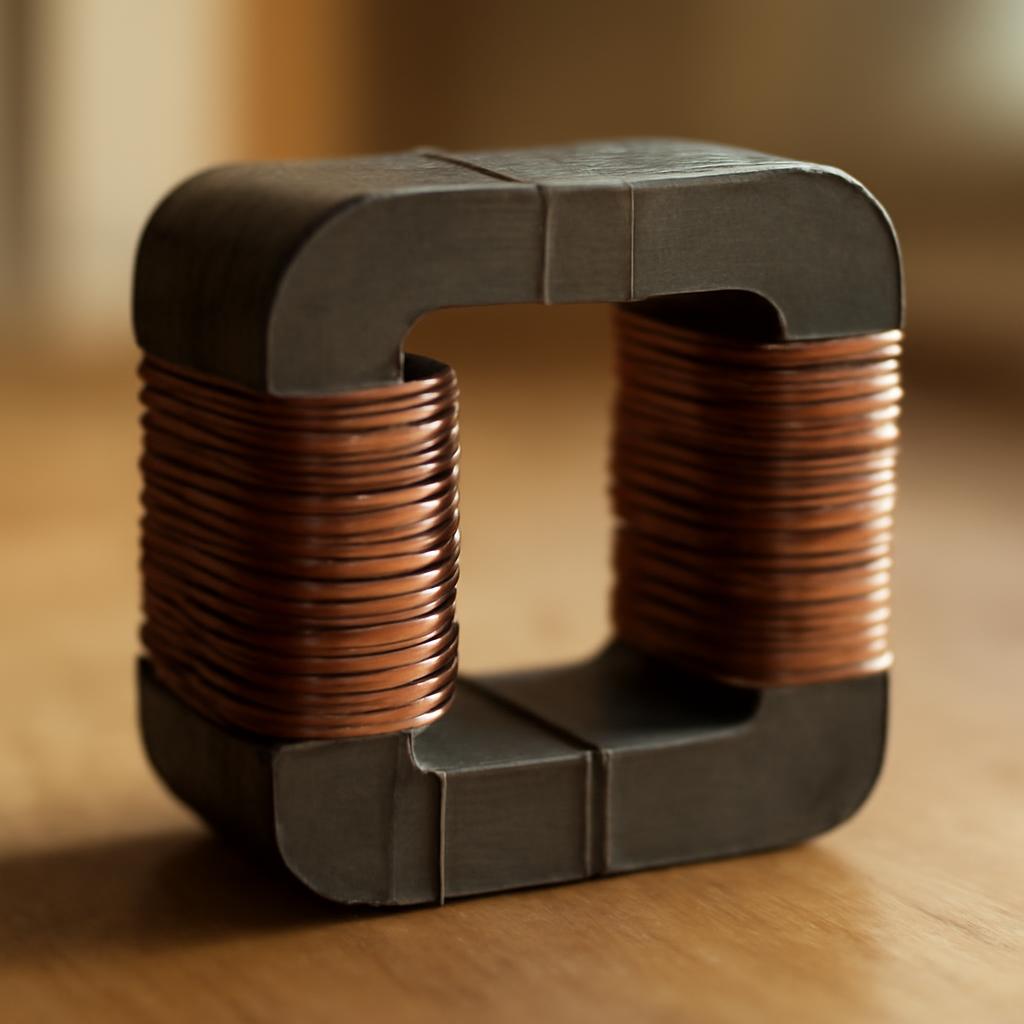 Схема трансформатора с первичной и вторичной обмотками