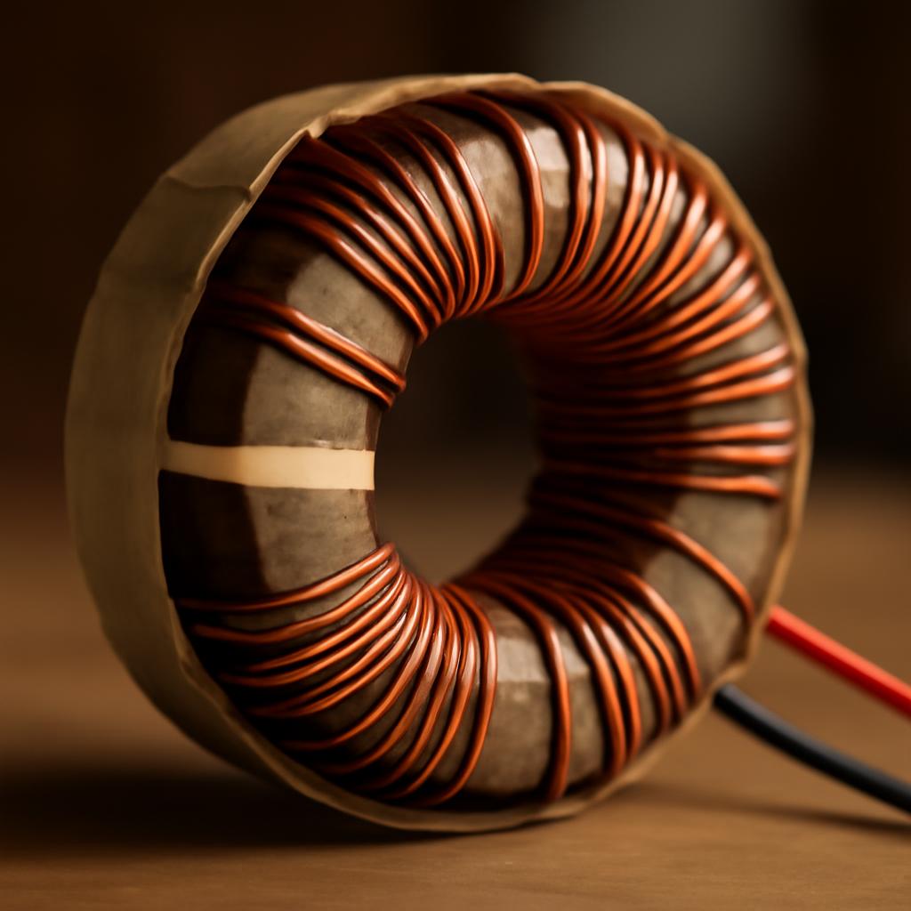 Схема конструкции тороидального трансформатора