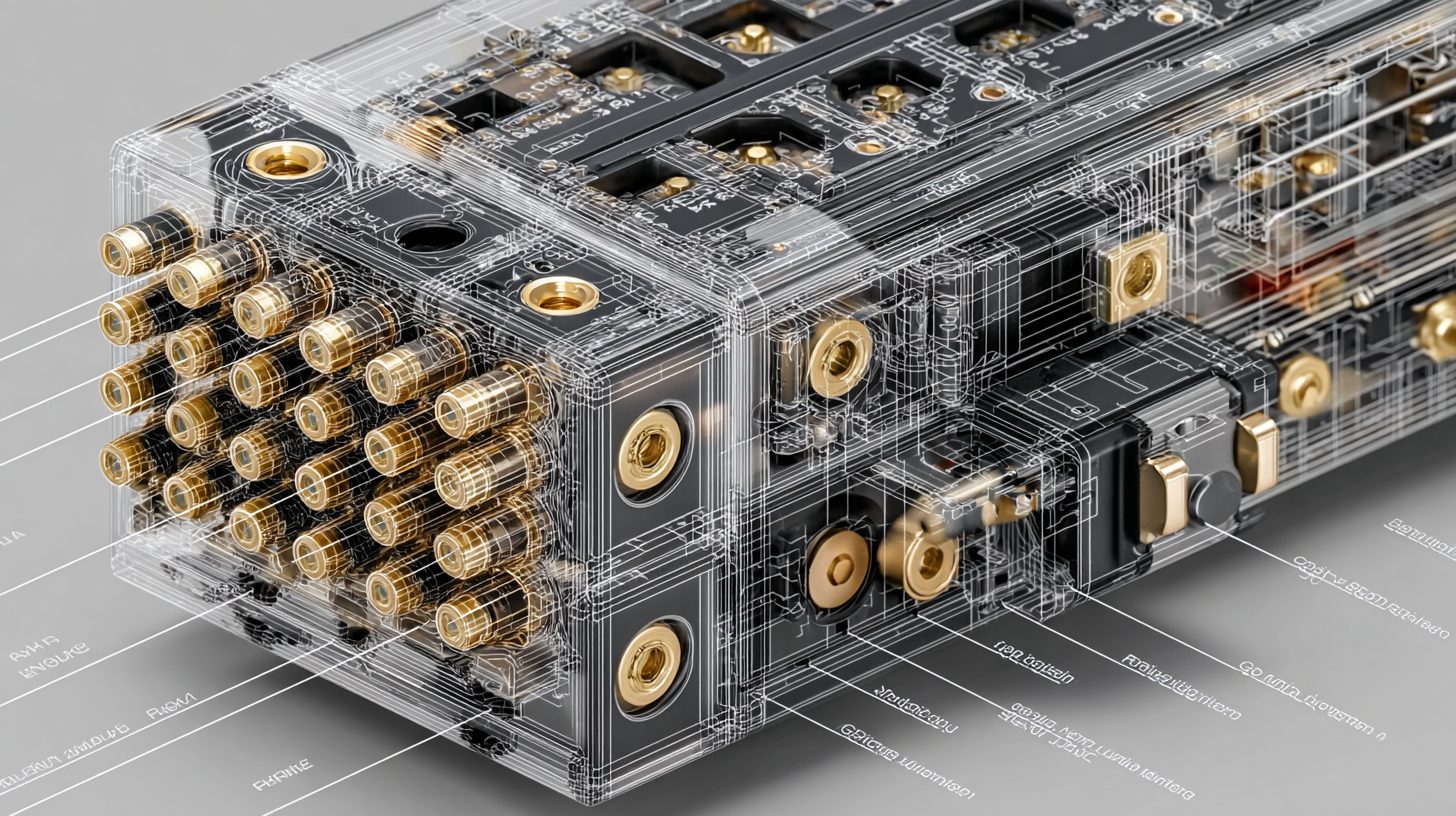 Схема разъёма для кроссплат в телеком оборудовании