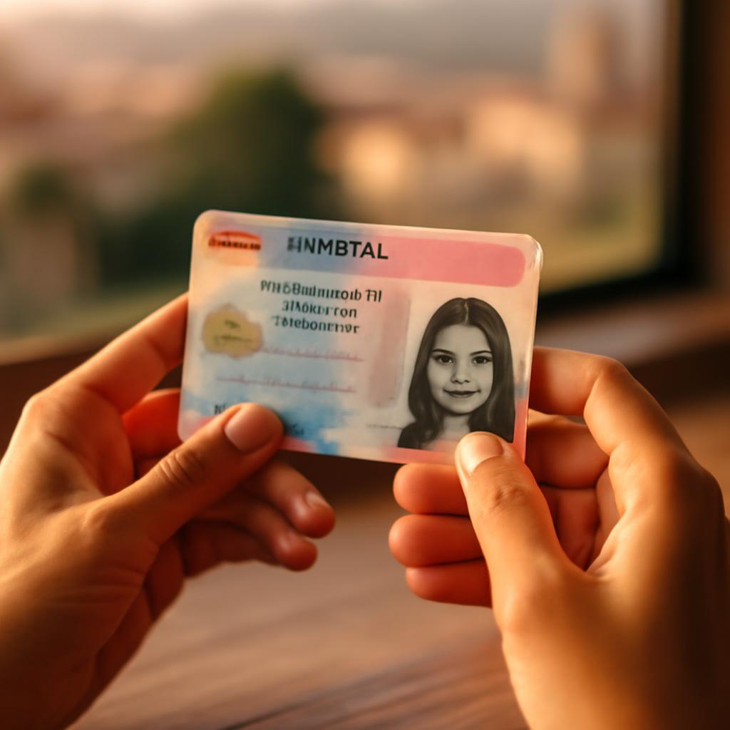 Вид на жительство Испании в руках