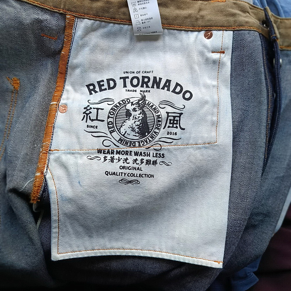 Red Tornado selvedge jeans. C подворотом? Без? 