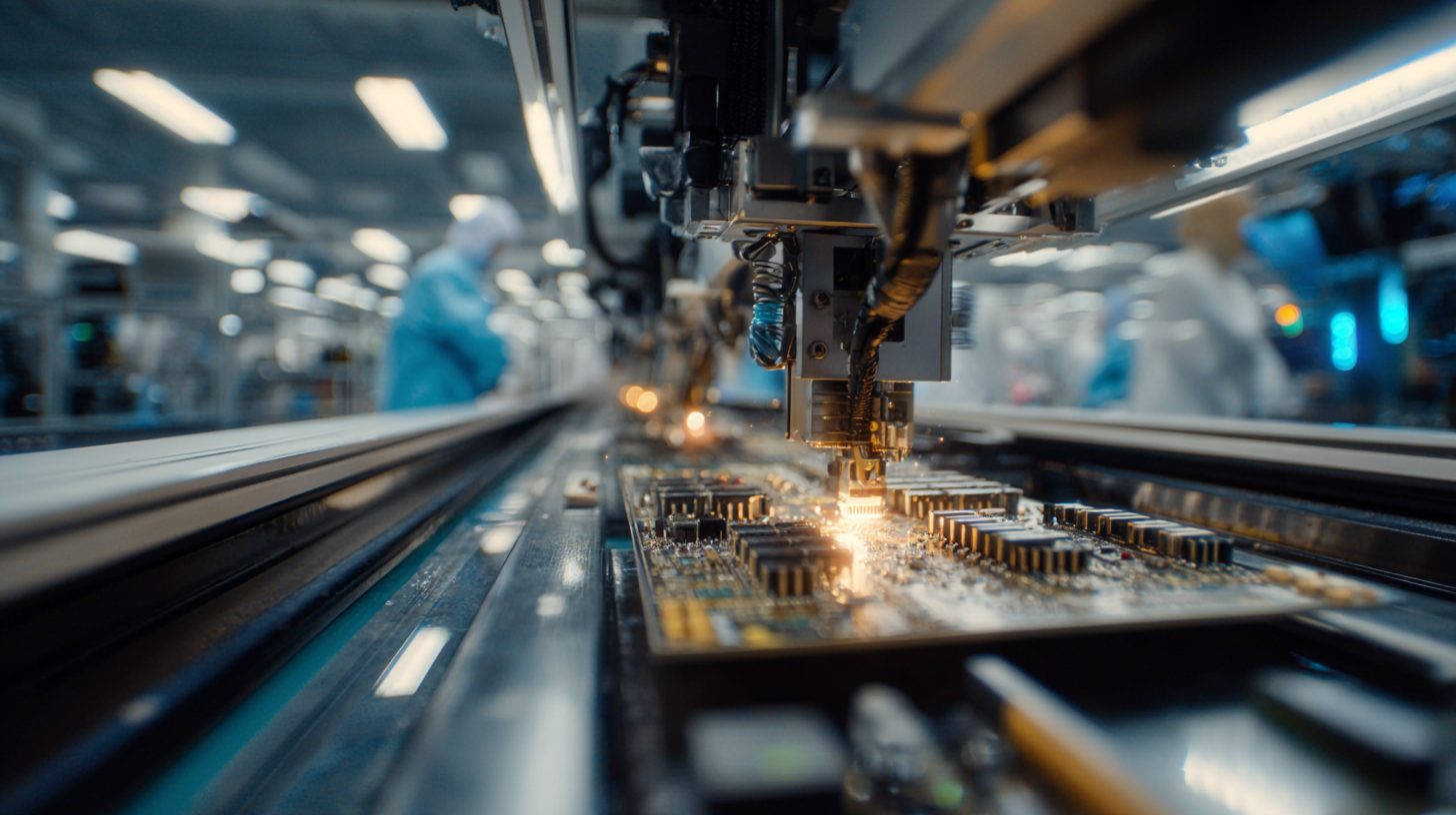 DIP-каркас в процессе производства электроники