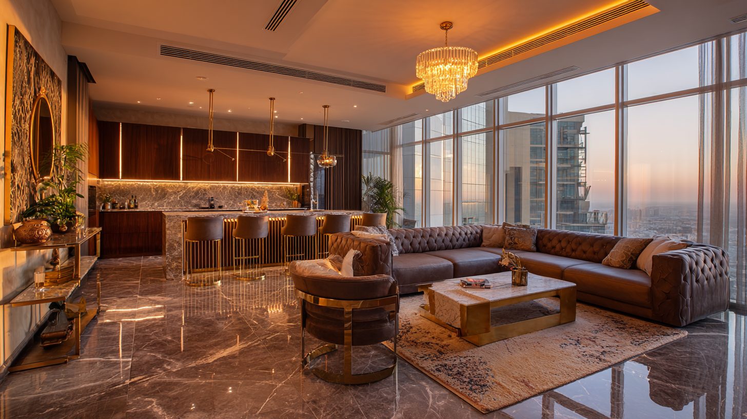 Применение премиальных материалов в элитной квартире