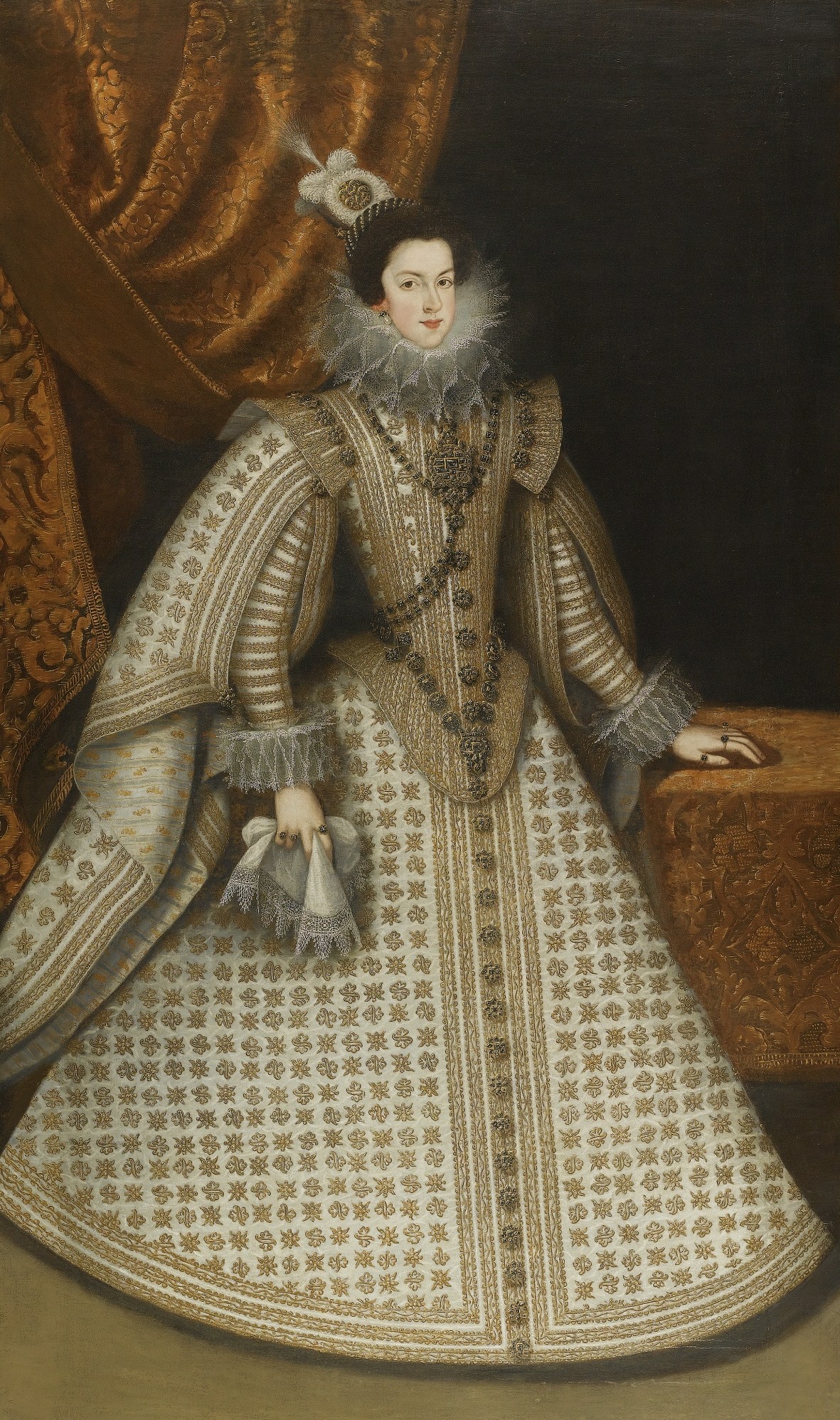 10 Portrait of Elisabeth of France (1602-1644), Queen consort of Spain (1621-1644), Queen consort of Portugal (1621-1640), Princess of Asturias (1615-1621).jpg