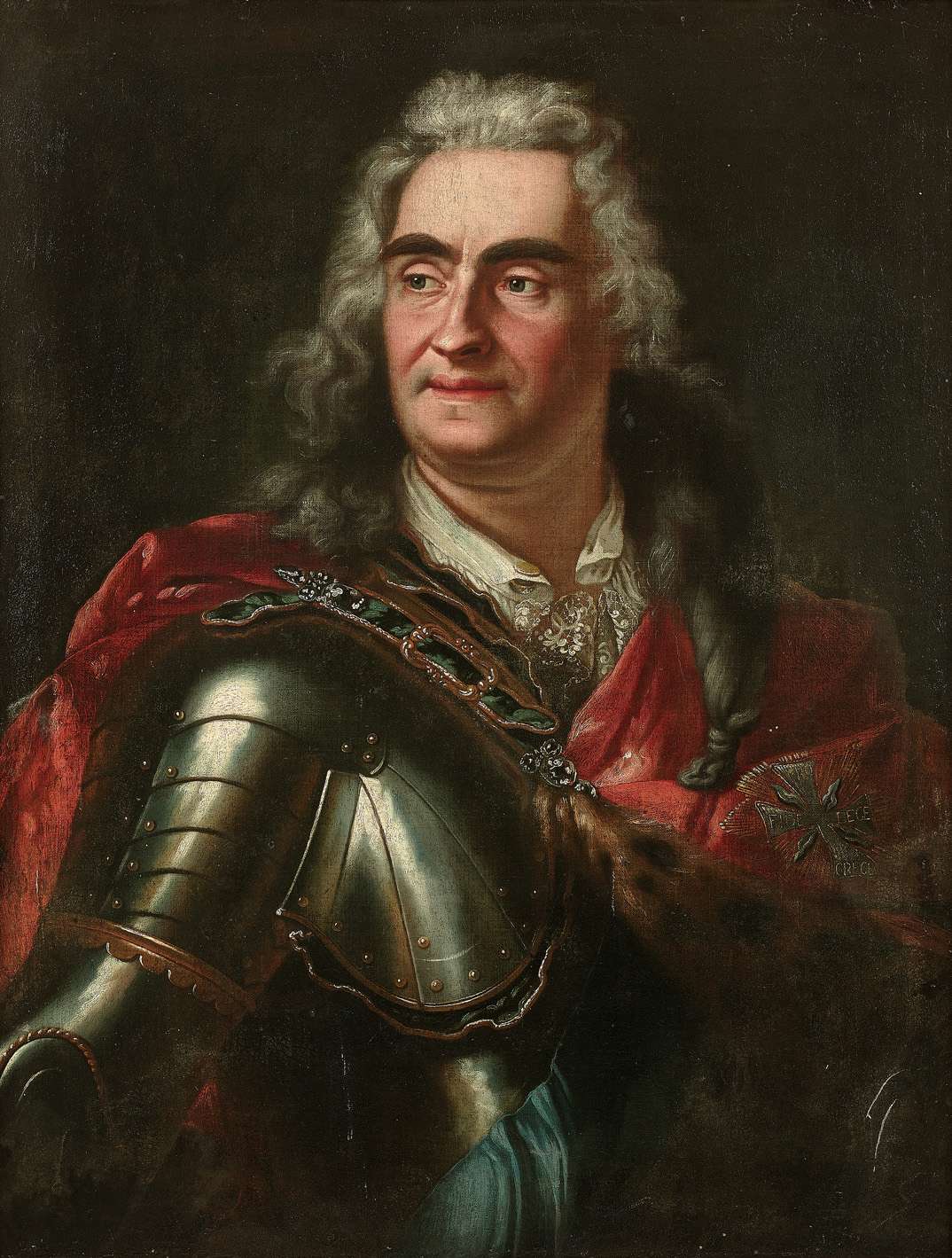 38Louis de SILVESTRE et atelier Sceaux, 1675 - Paris, 1760-Portrait de l'?lecteur de Saxe et roi de Pologne Auguste II, dit le Fort.jpg