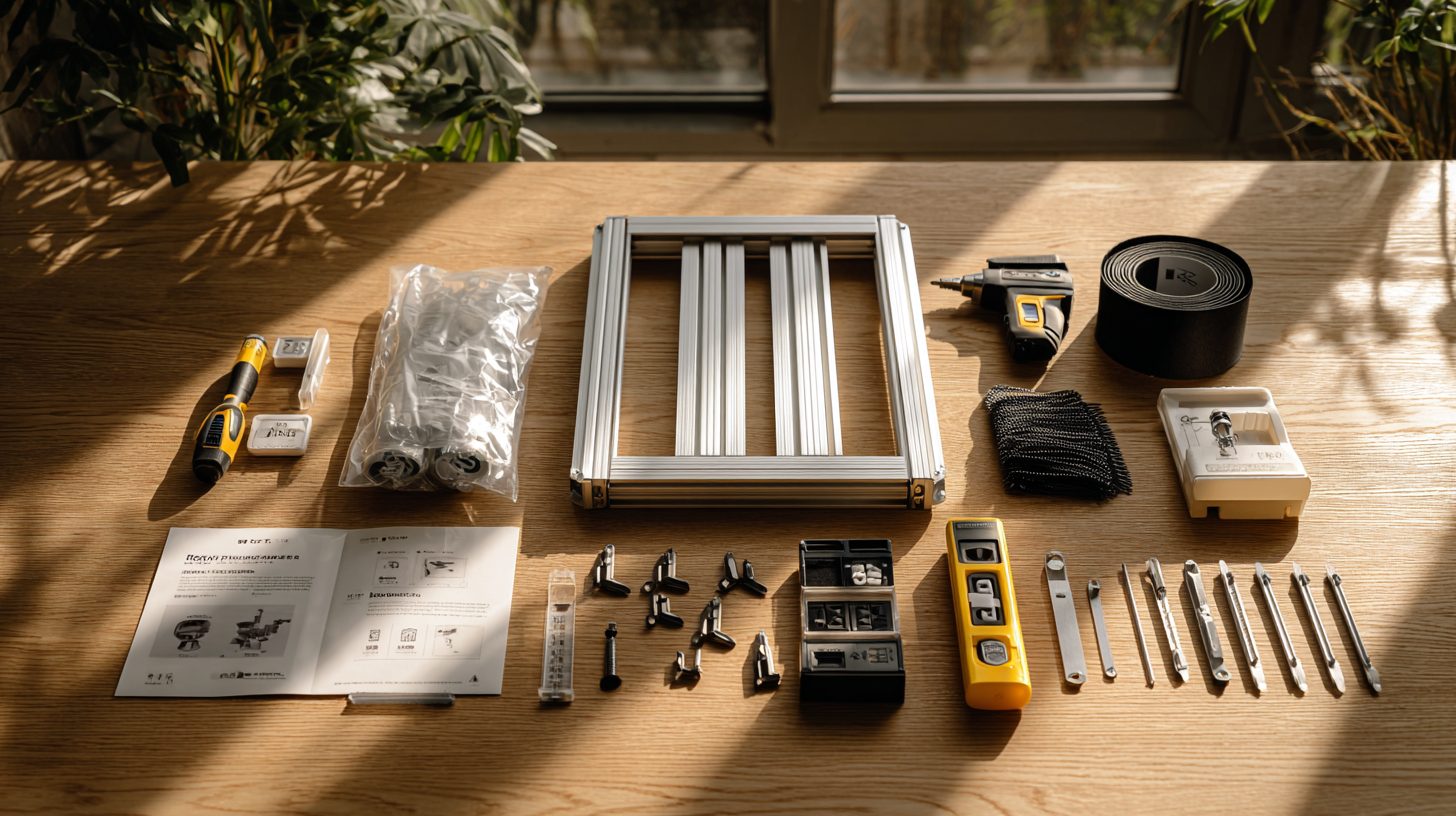 Комплект рамочной москитной сетки для самостоятельной установки