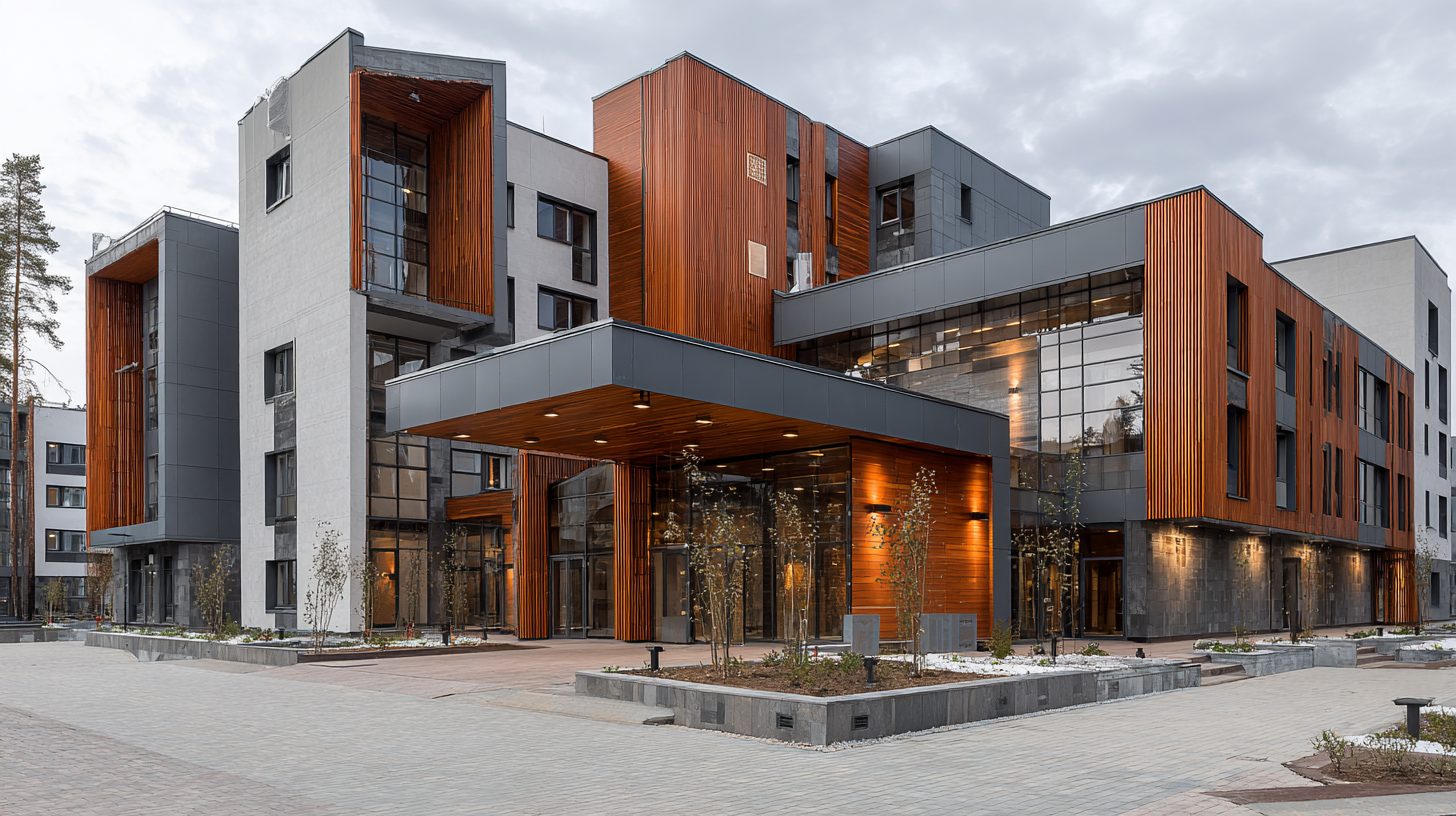 Вход в современный дом престарелых в России