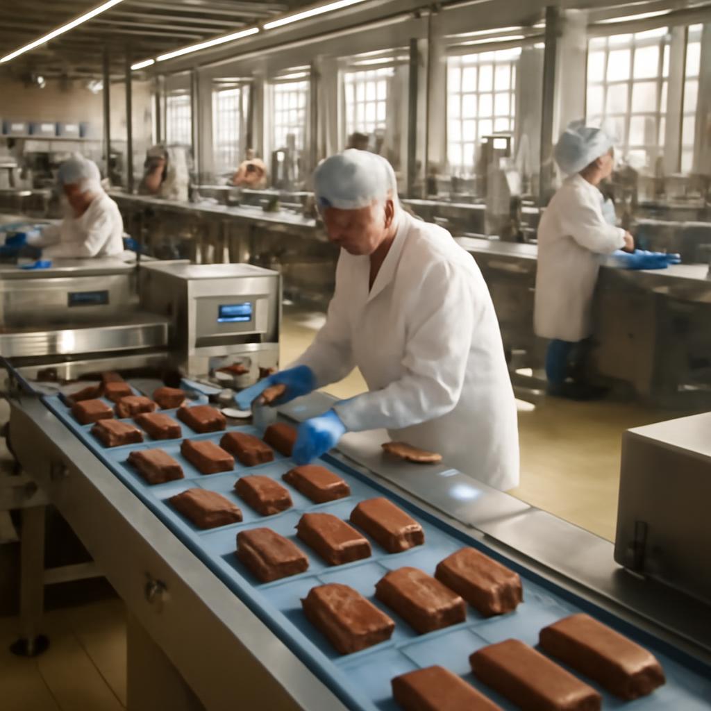 Диаграмма оптимизации на кондитерской фабрике