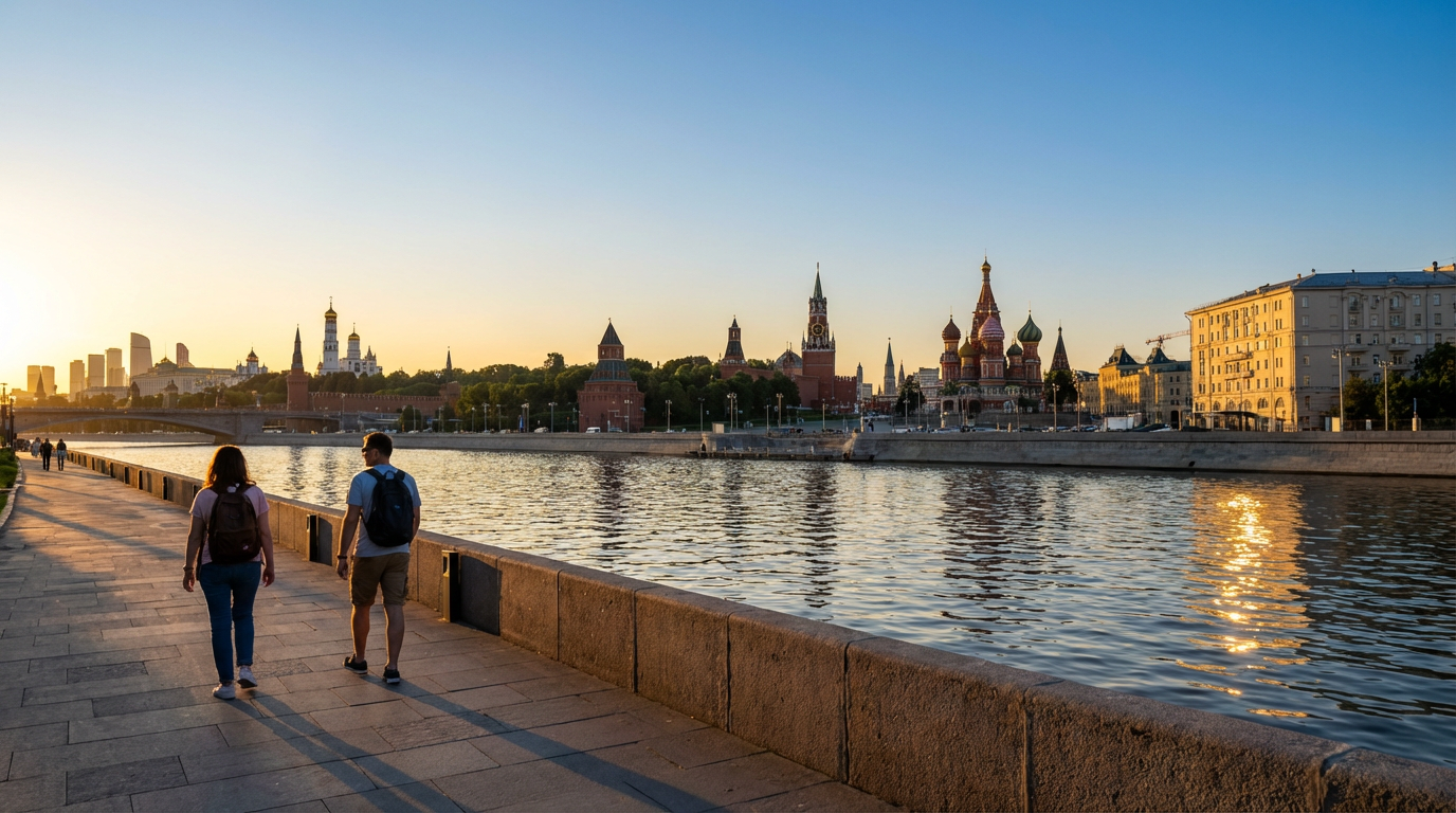 Маршрут прогулки по Москве-реке с видами на центtrue