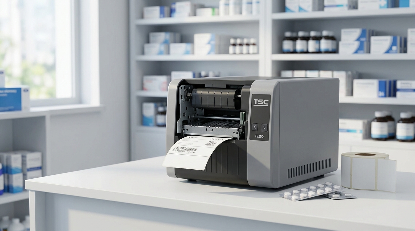 Применение термопринтера TSC TE200 в аптеке для печати этикеток