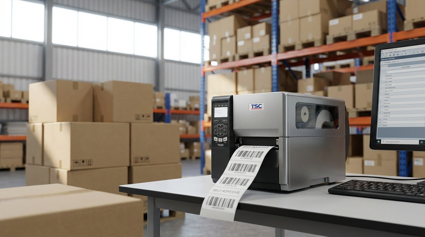 Применение принтера TSC TE200 на складе