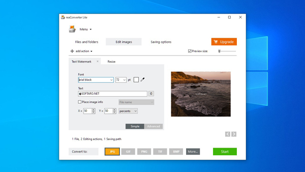 ������ �� ��� ���������: ��� reaConverter Lite ����� ��� ��������