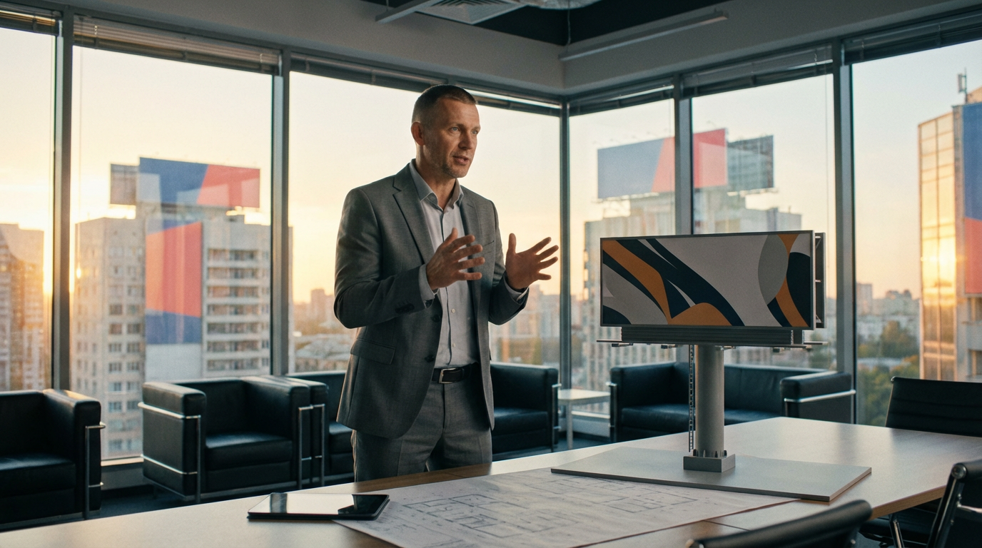 Эксперт обсуждает сити-формат наружной рекламы