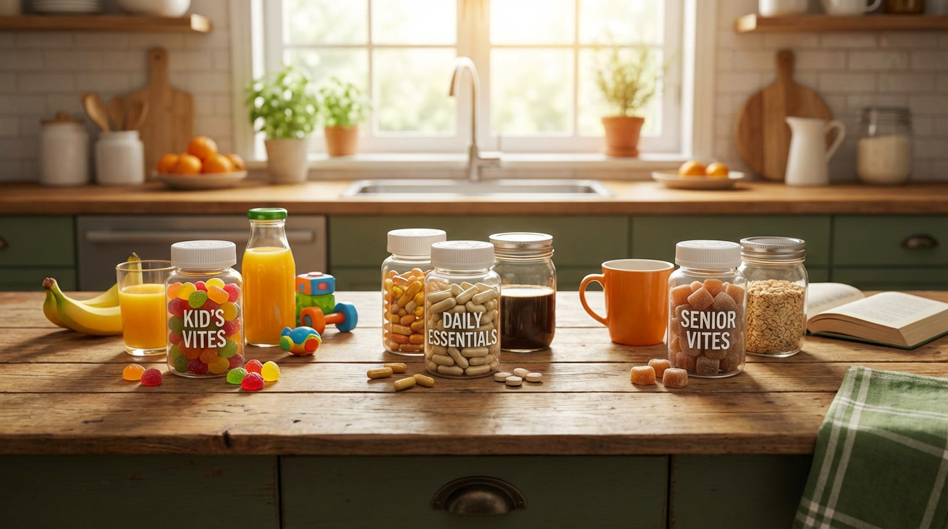 Витамины для разных возрастных групп в повседневной жизни