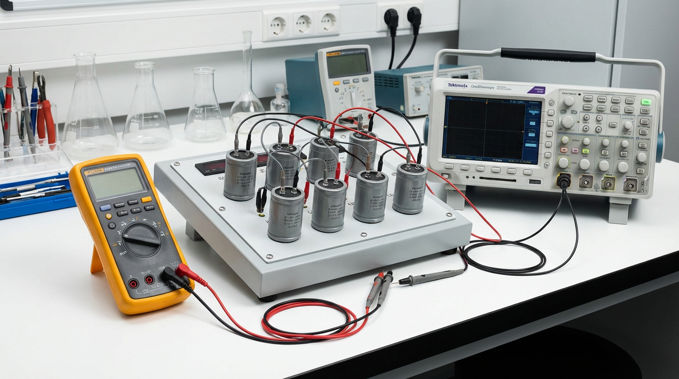 Тестирование надежности оксидных конденсаторов в лабораторных условиях