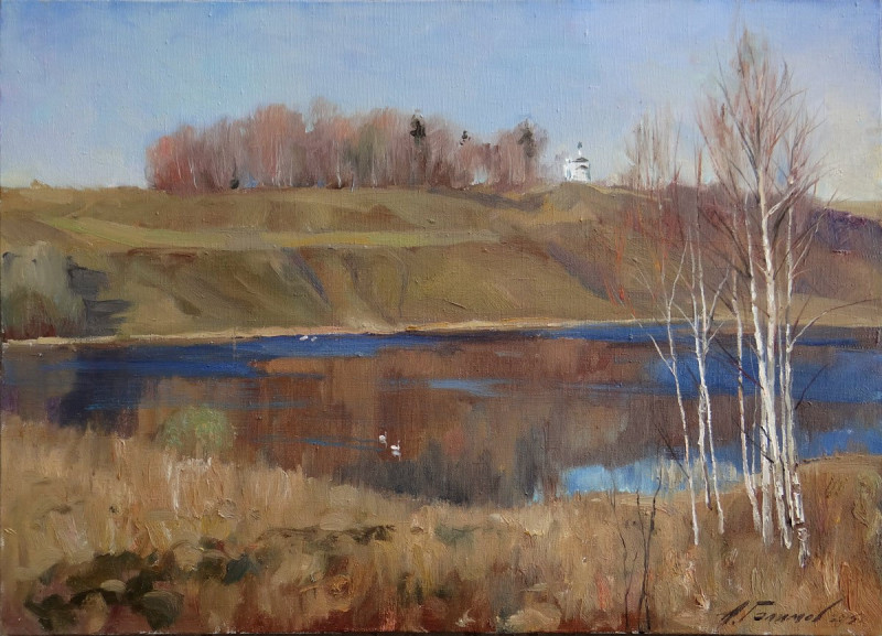 «Весна на Мальском озере. Изборск».jpg