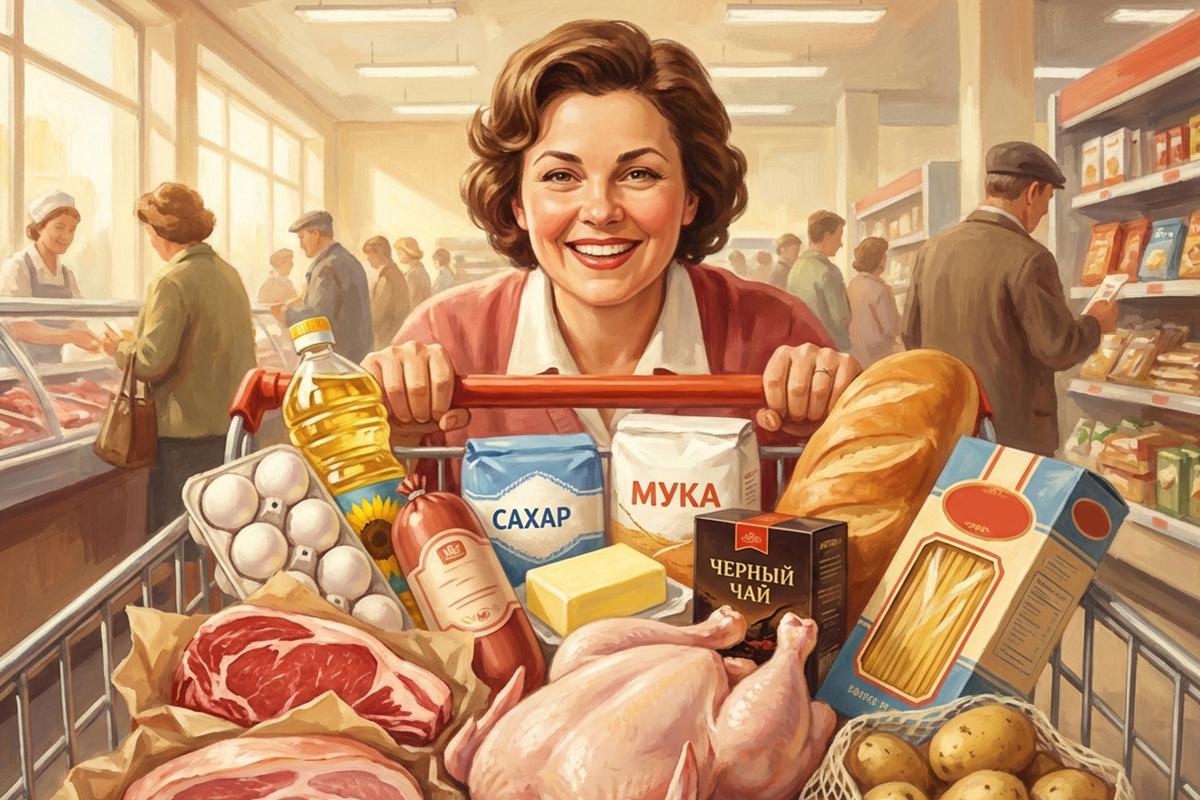 Цены на продукты в 2000 и 2026 годах: сравнение для пермяков