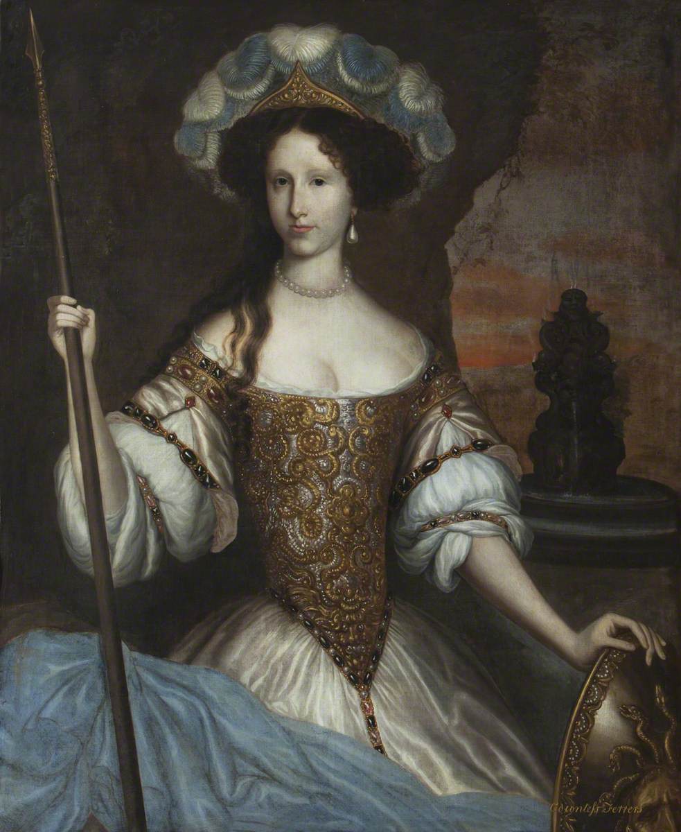 28Elizabeth Washington (c.1655–1693), Lady Ferrers, as Minerva.jpg