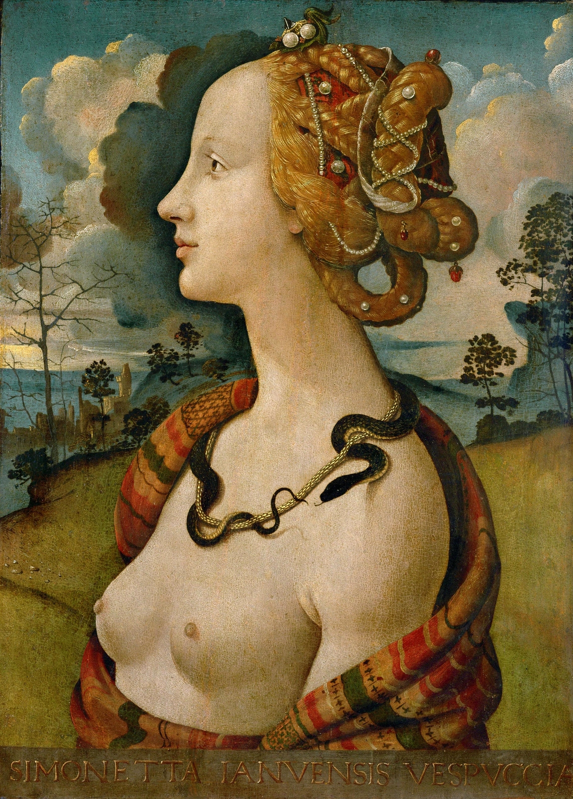 1-2_1480 (ок)_Женский портрет, вероятно, Симонетты Веспуччи (Portrait of Simonetta Vespucci)_57 х 42_д.,м._Шантильи, музей Конде.jpg